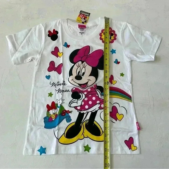 Minnie Mouse 3D Head TShirt Girls NWT - Picture 8 of 10